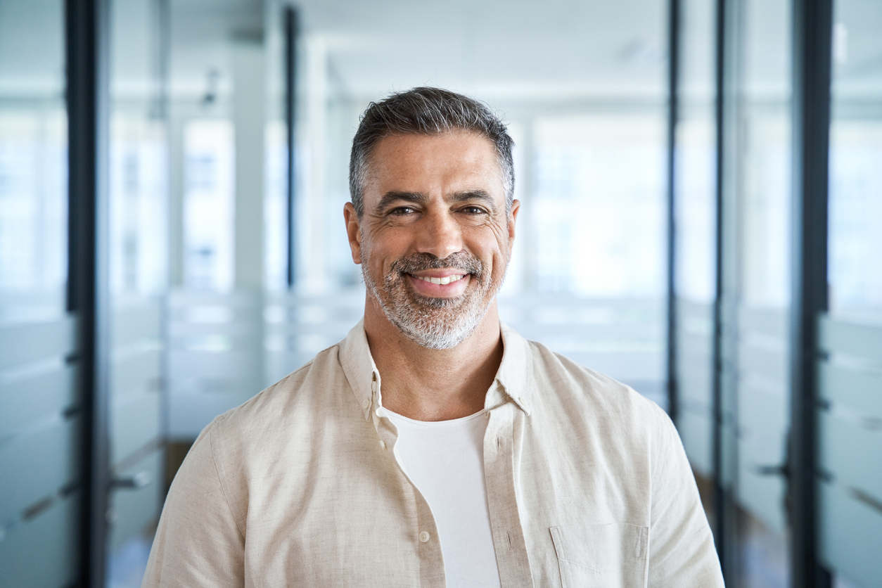 man smiling after asking how common is treatment-resistant depression